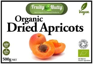 Žāvētas aprikozes - 100% organiski žāvētas aprikozes 500 g, 250 g un 125 g cena un informācija | Rieksti, sēklas, žāvēti augļi | 220.lv