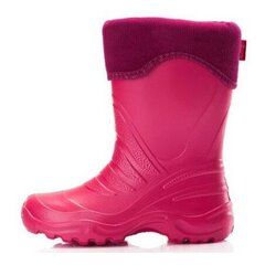 LEMIGO viegli bērnu gumijas zābaki tumši rozā krāsā ar izņemamu siltinājumu cena un informācija | Gumijas zābaki bērniem | 220.lv