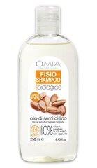 Ekoloģisks šampūns ar linsēklu eļļu Omia 250 ml cena un informācija | Šampūni | 220.lv
