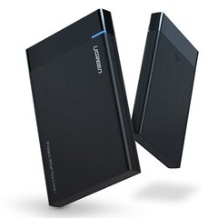 Ugreen US221 korpuss ārējiem HDD / SSD diskiem, SATA 3.0, USB-C, 50 cm, melns cena un informācija | Ārējie cietie diski | 220.lv