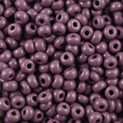 Čehu pērlītes Opaque, violetas (23040) 10/0, 50 g cena un informācija | Rotu veidošana, pērļošana | 220.lv