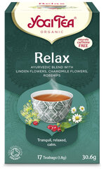 Ekoloģiskā tēja YogiTea® Relax, 17 paciņas (30,6 g) cena un informācija | Tēja | 220.lv