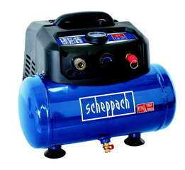 Scheppach HC 06 kompresors, 6l, 1200W, 192l/min, 8 bar cena un informācija | Kompresori | 220.lv