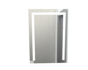 Spogulis ar LED apgaismojumu ART-06 700x500mm cena un informācija | Vannas istabas spoguļi | 220.lv