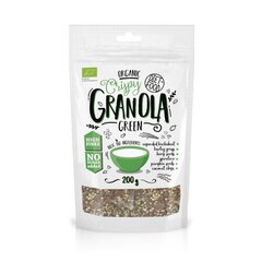 Diet-Food Organic Cripsy Granola Green, 200 g cena un informācija | Putraimi, pārslas, putras | 220.lv
