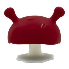 Graužamā rotaļlieta Mombella Mushroom, tumši sarkana, 3 mēn+, 8126 cena un informācija | Zobu riņķi | 220.lv