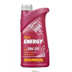 Eļļa Mannol Energy 5W30 1L, pilnīgi sintētiska cena un informācija | Motoreļļas | 220.lv