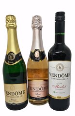 Bezalkoholisko vīnu degustācijas komplekts Vendome, 750 ml cena un informācija | Bezalkoholiskie dzērieni | 220.lv