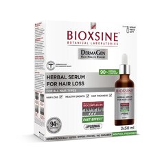 Serums pret matu izkrišanu Bioxsine Dermagen 3x50 ml cena un informācija | Matu uzlabošanai | 220.lv