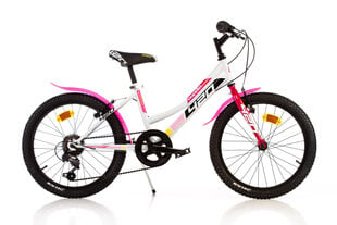 Bērnu velosipēds Aurelia 420D Sport 6-speed 20", balts cena un informācija | Velosipēdi | 220.lv