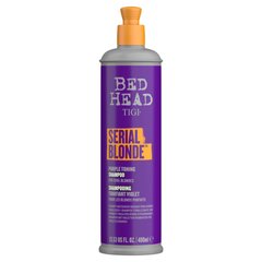 Šampūns blondiem matiem ar violetu pigmentu, Tigi Bed Head Serial Blonde Purple Toning, 400 ml cena un informācija | Šampūni | 220.lv