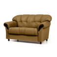 Dīvāns Rosa, 2 vietīgs, pārklāts ar audumu, Diivan Rosa, 2-kohaline, kaetud kangaga - Monolith 48, musta värvi jalad