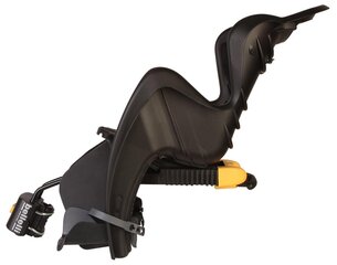 Aizmugurējais velosipēda krēsls Bellelli Mr Fox Relax, melns cena un informācija | Bērnu velosipēdu sēdeklīši | 220.lv