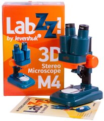 Stereo mikroskops Levenhuk LabZZ M4 cena un informācija | Teleskopi un mikroskopi | 220.lv