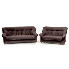 Dīvānu komplekts Spencer 3+2, , pruun 8040, jalad - kask cena un informācija | Dīvānu komplekti | 220.lv