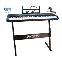 Rotaļu klavieres ar statīvu Bontempi Music Academy Genius, 16 6125 cena un informācija | Attīstošās rotaļlietas | 220.lv
