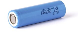 Akumulators Samsung INR21700-50E 4900mAh - 9,8 A 1gab. cena un informācija | Baterijas | 220.lv