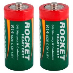 ROCKET R14-2AA (C) BATERIJAS CELOFĀNA IEPAKOJUMĀ 2GB cena un informācija | Baterijas | 220.lv