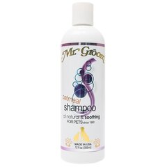 Mr.Groom Oatmeal Shampoo hipoalerģisks auzu šampūns kairinātai ādai, universāls visiem ādas tipiem 355ml cena un informācija | Kosmētiskie līdzekļi dzīvniekiem | 220.lv