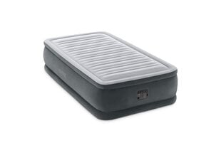 Piepūšamais matracis Intex Dura-Beam Comfort-Plush Twin 191x99x46 cm, ar iebūvētu sūkni cena un informācija | Piepūšamie matrači un mēbeles | 220.lv
