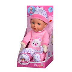 Кукла младенец Simba Laura 30 см цена и информация | Игрушки для девочек | 220.lv