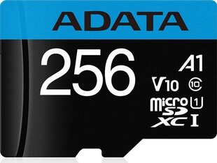 ADATA AUSDX256GUICL10A1-RA1 cena un informācija | Atmiņas kartes mobilajiem telefoniem | 220.lv