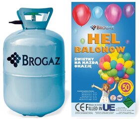 Hēlija gāzes balons baloniem - 13,6 l / 0,4 m³ , zils cena un informācija | Baloni | 220.lv