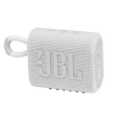 JBL wireless speaker Go 3 BT, white цена и информация | Динамики | 220.lv