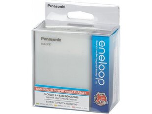 Panasonic Eneloop Charger BQ-CC87USB AA cena un informācija | Akumulatori, lādētāji un piederumi | 220.lv