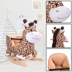 Šūpojošā rotaļlieta ar skaņu Žirafe cena un informācija | Rotaļlietas zīdaiņiem | 220.lv