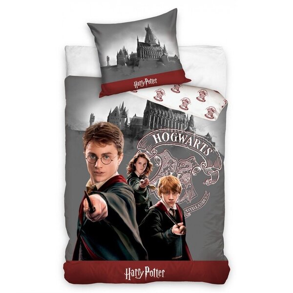 Bērnu gultasveļas komplekts Harry Potter 140x200cm, 2 daļas cena un informācija | Bērnu gultas veļa | 220.lv