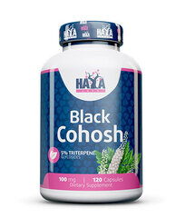 Uztura bagātinātājs Haya Labs Black Cohosh (Melnā plūškoka ekstrakts) 120 kaps., MP-1705/21 cena un informācija | Vitamīni | 220.lv