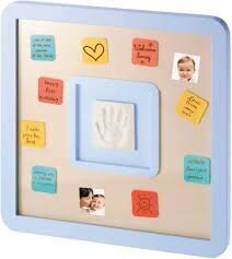 Atmiņas rāmīši mazuļu mēnešiem Baby Art messages print frame cena un informācija | Mazuļa nospiedumi | 220.lv