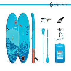 Piepūšamais SUP dēlis Aquatone Wave 2022, 305 cm, zils cena un informācija | SUP dēļi | 220.lv