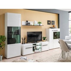 TV galds Trentino, balts/spīdīgi balts cena un informācija | TV galdiņi | 220.lv