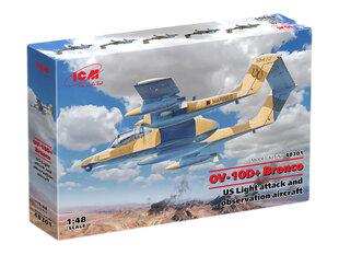 Līmes modelis ICM 48301 Light attack and observation aircraft OV-10D+ Bronco 1/48 cena un informācija | Līmējamie modeļ | 220.lv