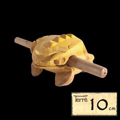 Vardes skaņas instruments Terre Sound Frog 10cm cena un informācija | Perkusijas | 220.lv