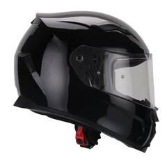 Moto ķivere VITO Helmets, modelis DUOMO, spīdīga melna cena un informācija | Moto ķiveres | 220.lv