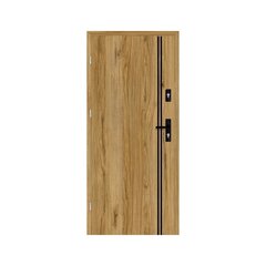 Dzīvokļa durvis Hermes, Catania ozols, kreisās puses, 80 cm cena un informācija | Ārdurvis | 220.lv