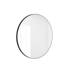 Apaļš spogulis Massi Valo Slim melns, 80 cm cena un informācija | Spoguļi | 220.lv