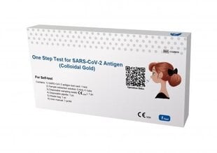Ātrais covid-19 antigēna tests (atklāj OMIKRON celmu), GETEIN - 6 gab. (CE1434) cena un informācija | COVID-19 antigēnu testi, siekalu testi | 220.lv