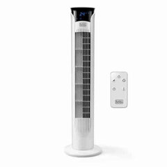 Torņa ventilators Black &amp; Decker BXEFT48E Balts 82,5 cm 45 W cena un informācija | Ventilatori | 220.lv