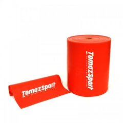 Elastīgā sporta lente Tomaz Sport 15x0,2 cm, sarkana cena un informācija | Fitnesa gumijas, gredzeni | 220.lv