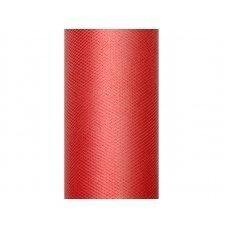 Tills Plain, sarkans, 0,08 x 20 m cena un informācija | Dāvanu saiņošanas materiāli | 220.lv