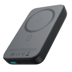 Joyroom power bank 10000mAh 20W Power Delivery Quick Charge magnetyczna wireless Qi charger 15W for iPhone MagSafe compatible black (JR-W020 black) cena un informācija | Lādētāji-akumulatori (Power bank) | 220.lv