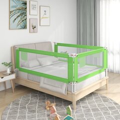 Aizsargbarjera bērnu gultai vidaXL, zaļa, 150x25cm cena un informācija | Bērnu drošības preces | 220.lv