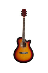 Акустическая гитара Aiersi SG027 C 40" sunburst цена и информация | Гитары | 220.lv