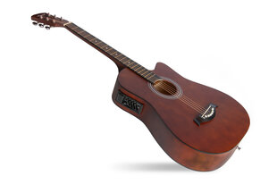Электроакустическая гитара Aiersi SG040 CE 38" коричневая цена и информация | Гитары | 220.lv