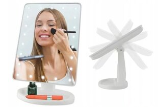 Grima spogulis ar LED gaismu cena un informācija | Vannas istabas aksesuāri | 220.lv