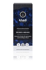 Khadi Augu izcelsmes matu krāsa, Indigo (zils/melns)100 g cena un informācija | Matu krāsas | 220.lv